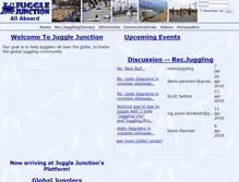 Tablet Screenshot of jugglejunction.org